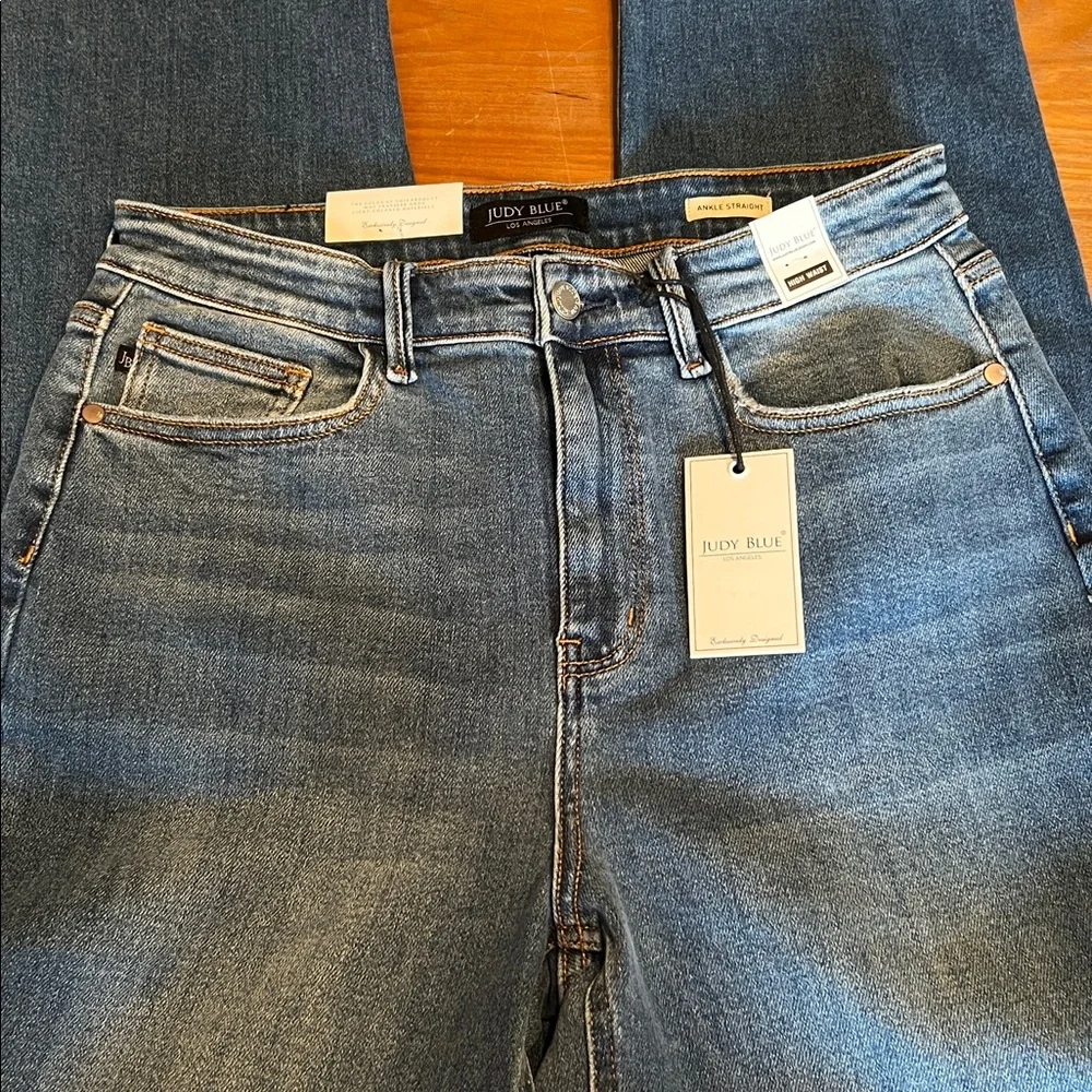 NWT Judy Blue‎ Jeans High Waist Ankle Straight